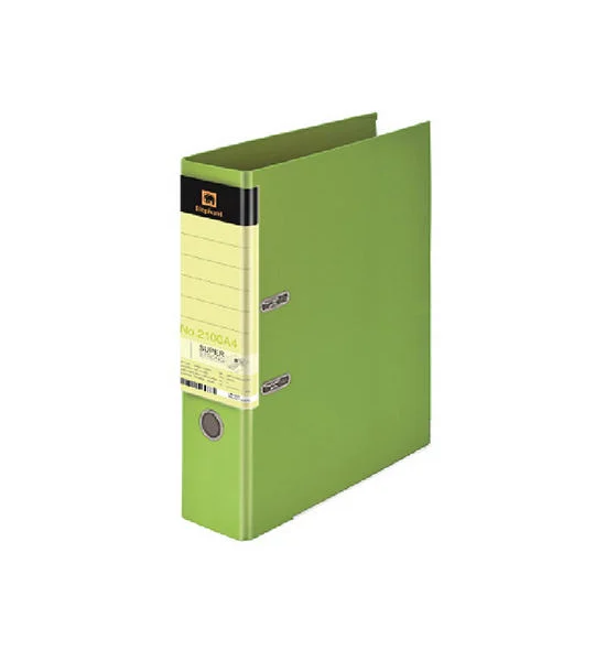 ELEPHANT Lever Arch File A4 3-Inch Spine Lemon Green Оригинал