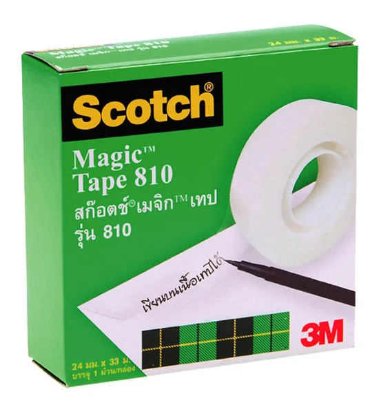 SCOTCH SCOTCH เทปขุ่น รุ่น 810 ขนาด แกน 1 นิ้ว x 36 หลา Оригинал