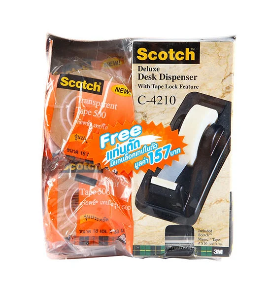 SCOTCH Transparent Tape Core 3/4"x36y (6/Pack) Оригинал
