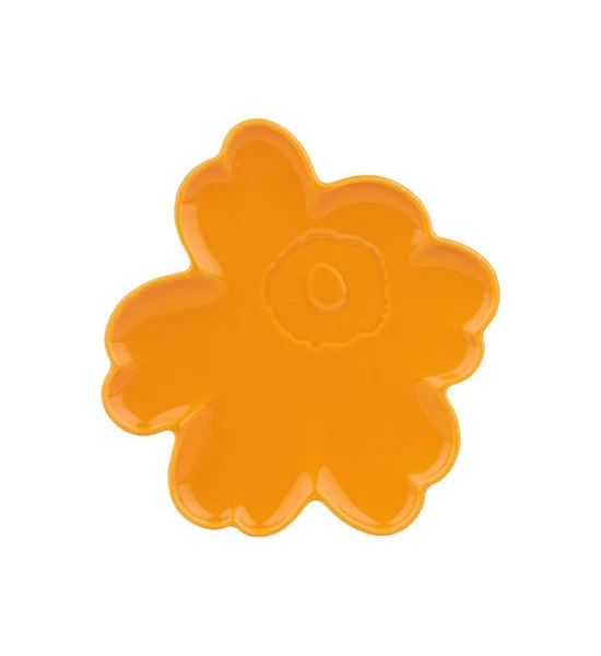 MARIMEKKO YELLOW UNIKKO SHAPE PLATE 20 CM Оригинал