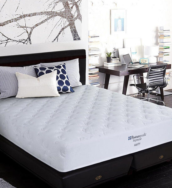 SEALY MATTRESS AMITY 5FT WHITE WITH A PREMIUM BEDDING SET Оригинал