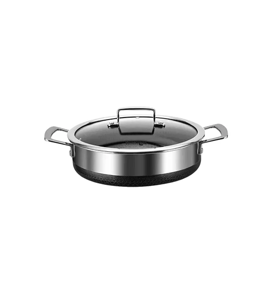 AMERCOOK SHALLOW POT STAINLESS STEEL 30 CM. Оригинал