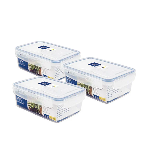 SUPER LOCK Super Lock Food Storage Box Model 6856 1700 ml. Pack of 3 pieces Оригинал
