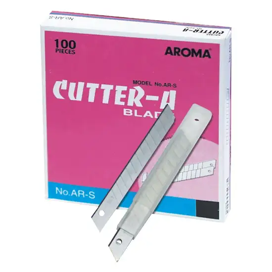 AROMA ใบมีดคัตเตอร์ 9 มม. (กล่อง100ใบ) อโรม่า AR-S Оригинал