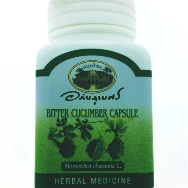 Капсулы для лечения сахарного диабета Bitter Cucumber Abhaibhubejhr, 70 капсул, Таиланд
