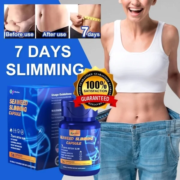 Капсулы для похудения и снижения аппетита Seaweed Slimming Capsule Esmond Natural