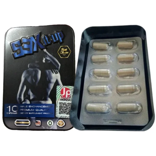 Капсулы для потенции на растительной основе Sex It Up Dietary Supplement Product, 10 капсул. Таиланд