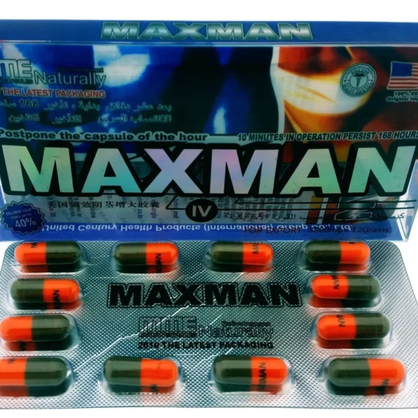 Капсулы для повышения потенции Maxman lV MME Capsules, 12 капсул, Таиланд