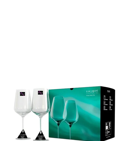 LUCARIS Hong Kong Hip Bordeaux Red Wine Glass Set of Six Оригинал