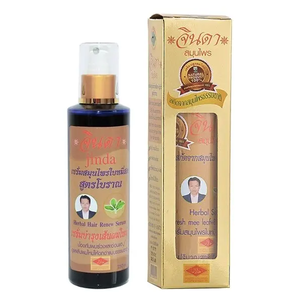 Концентрированный Лосьон-Спрей от облысения JINDA  / Intensive Herbal hair lotion-sprey , 250 ml.
