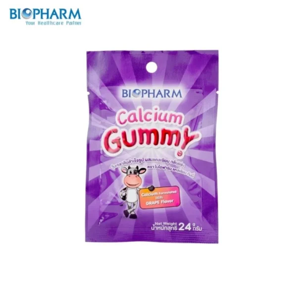 Конфеты жевательные детские с витаминами и минералами Biopharm Gummy, 60 гр. Таиланд Calcium