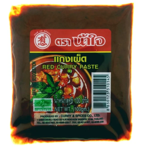 Красная Карри Паста / Nam Jai Red Curry Paste, 100 гр., Таиланд