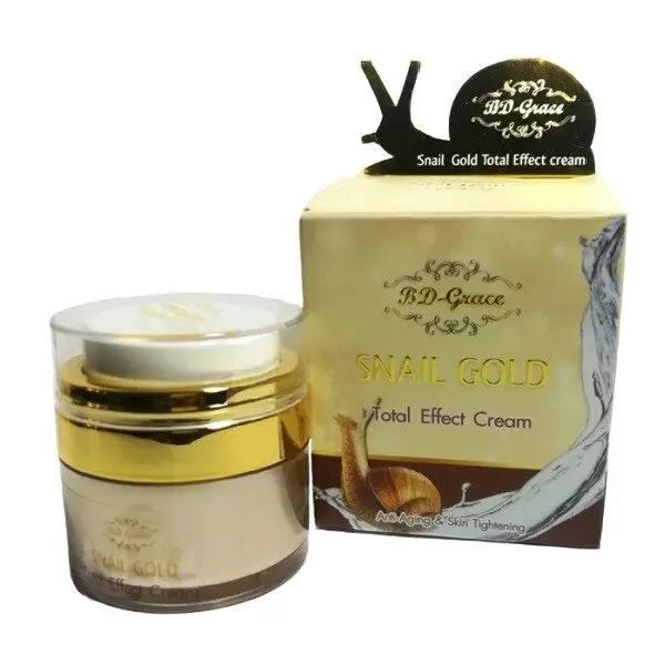 Крем антивозрастной с муцином Улитки BD-Grace Snail Gold Total Effect Cream, 15 мл. Таиланд