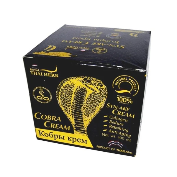 Крем для лица антивозрастной Royal Thai Herb Cobra Syn-Ake Cream, 100 мл. Таиланд