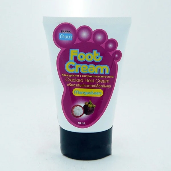 Крем для ног и пяток "Мангостин" 120мл / Banna Mangostine Foot  Heel care cream 120 ml.