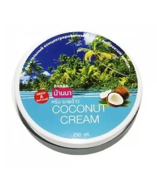 Крем для тела  Кокос 250 мл / Banna Coconut Cream 250 ml, Таиланд