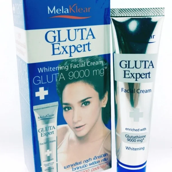 Крем для удаления пигментных пятен с лица, MelaKlear Gluta Expert  Whitening Facial Cream, 15 мл., Таиланд