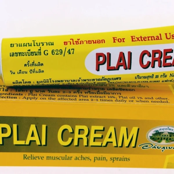 Крем обезболивающий для мышц и суставов Plai Cream, 25 гр., Таиланд