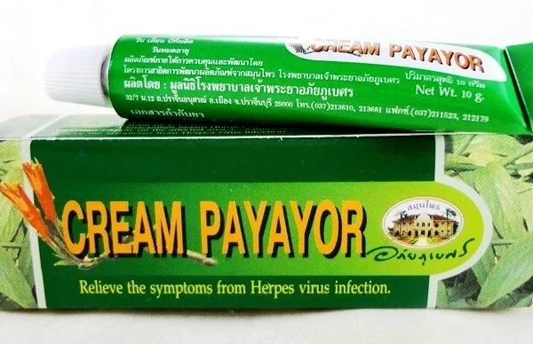 Крем от герпеса  10 г , Таиланд / Abhaibhubejhr Cream Payayor 10 g
