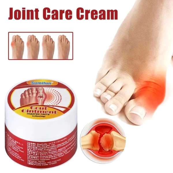 Крем от подагры ног, от косточки на большом пальце Sumifun Gout Ointment