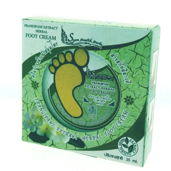 Крем травяной для ног с экстрактом Красного Жасмина, 25 гр, Таиланд / Frangipani Extract Herbal Foot Cream