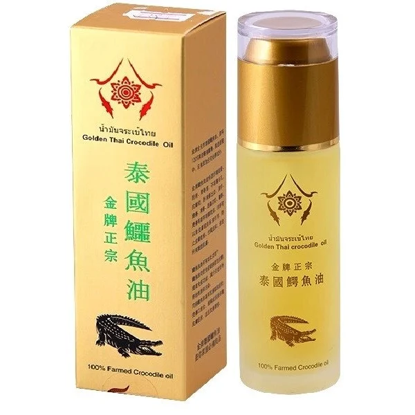 Крокодиловое масло Golden Thai Crocodile Oil, 60 мл., Таиланд