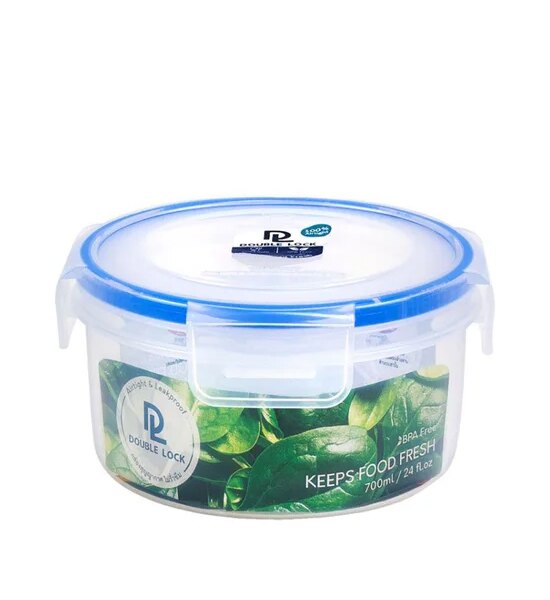 Double Lock Round 9132 700 mL Transparent Оригинал