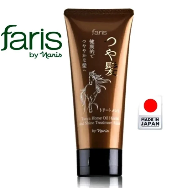 Лечебная маска для волос с Лошадиным Жиром Faris by Naris Tsuya Hair Treatment Mask, 100 мл. Япония
