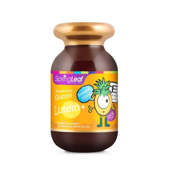 Лютеин для детей SpringLeaf Kids Lutein + 150g Gummy Pineapple Mango, 60 шт. Австралия