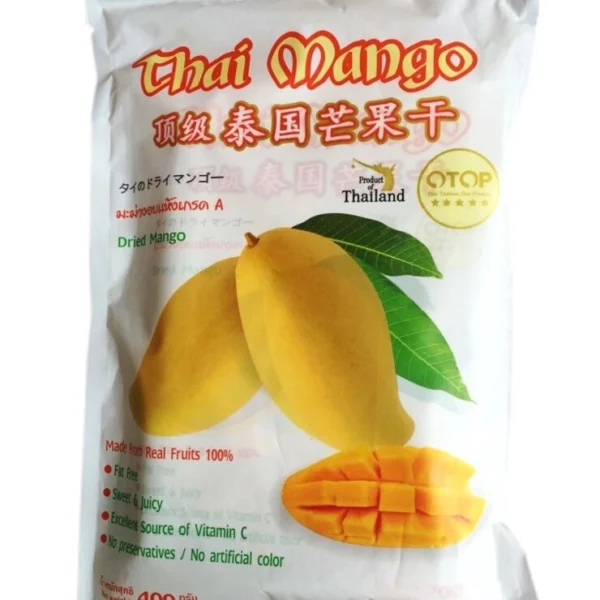 Манго сушеный Dried Mango Otop Royal Fruit, 400 гр. Таиланд