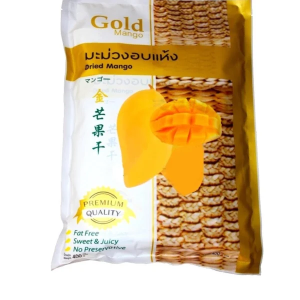 Манго сушеный Gold Dried Mango, 400 гр. Таиланд