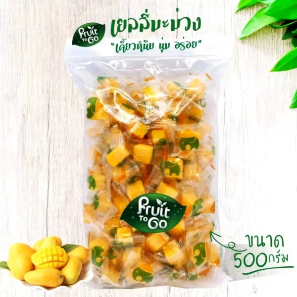 Мармеладное желе с натуральным соком Манго Mango Jelly Fruit to Go, 500 гр. Таиланд