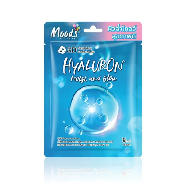 Маска для лица “Гиалуроновая кислота” Moods Hyaluron Mask, 30 гр.