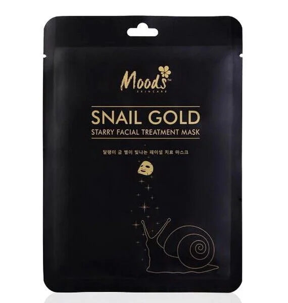 Маска для лица “Золото Улитки” Moods Snail Gold Mask