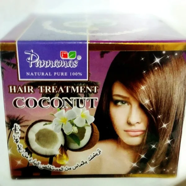 Маска для волос с кокосовым маслом холодного отжима Pannamas Hair Treatment Coconut 300 мл.