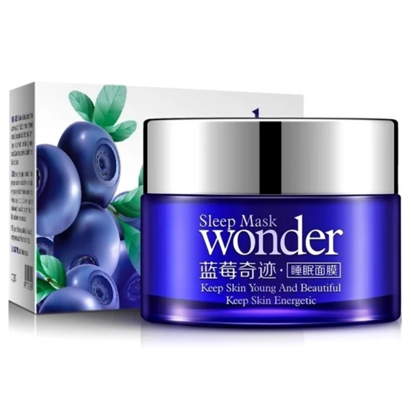 Маска ночная для лица c экстрактом Черники Wonder Blueberry Sleep Mask, 50 мл. Таиланд