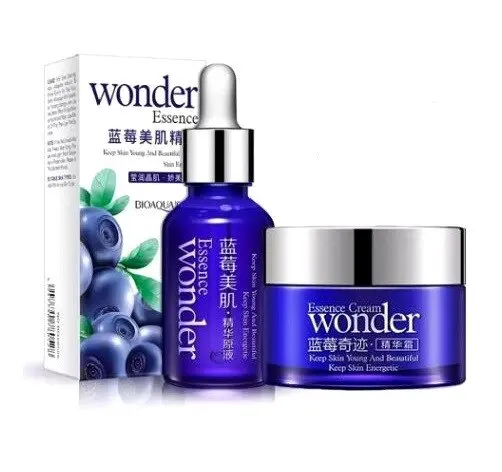 Маска ночная для лица + Сыворотка для лица с экстрактом Черники Wonder Blueberry, 50 мл + 15 мл. Таиланд
