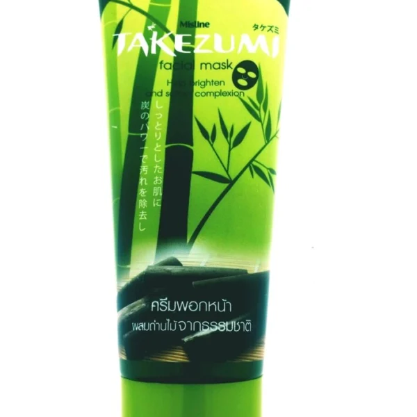 Маска очищающая для лица с Розовой Глиной и Углем Бамбука Mistine Takezumi Facial Mask, 80 мл., Таиланд