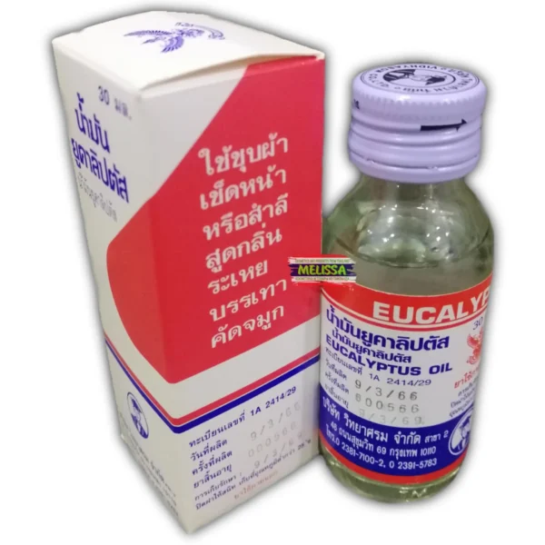 Масло Эвкалипта натуральное Eucalyptus Oil Vidhyasom Brand, 30 мл.