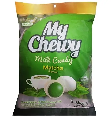 Жевательные молочные конфеты с зеленой матча My Chewy 67 гр