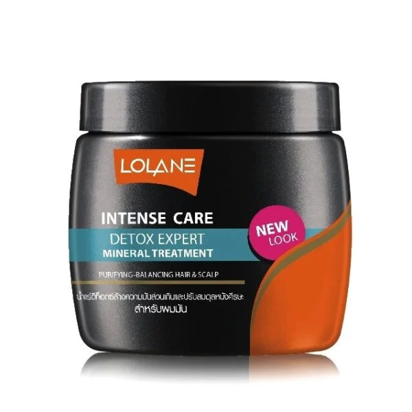 Минеральная Детокс маска для волос Lolane Intense Care Detox Expert Mineral Treatment, 250 мл. Таиланд