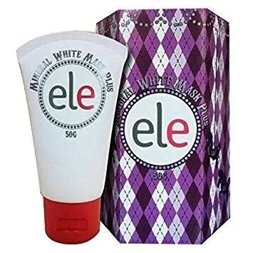 Минеральная осветляющая маска для всех типов кожи ELE Mineral White Mask Plus, 50 мл., Таиланд