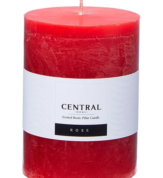 CENTRAL HOME เทียนPILLAR ROSE 3X4 Оригинал