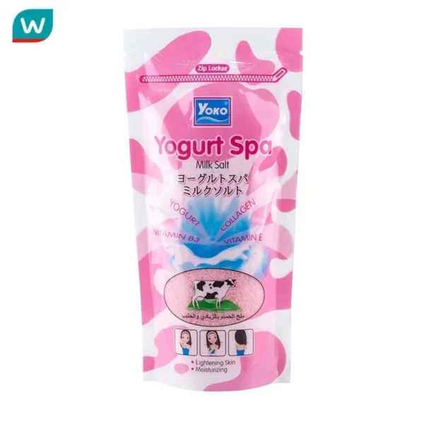 Молочный солевой скраб для тела “Йогурт”  Yoko Yogurt Spa Milk Salt, 300 гр.