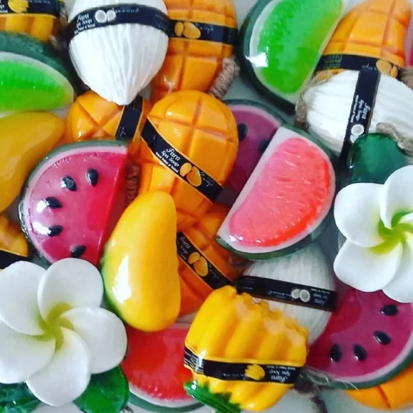 Мыло тайское фигурное фруктовое в ассортименте Fruit Soap, 120 гр., Таиланд