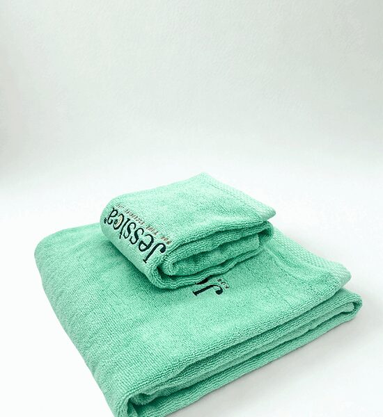 JESSICA BEDDING Towels 2 pieces set softly touch Mint Оригинал