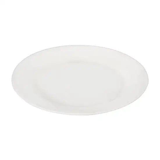 MELAMINE WARE Cream - White Melamine Flat Plate P1012-8 Size 8 Inch. Оригинал