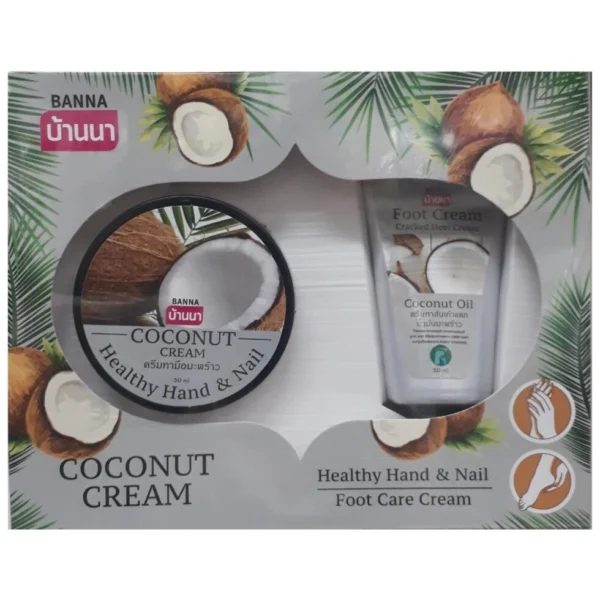Набор подарочный Coconut Cream, Foot care cream + Healthy Hand  Nail, Таиланд