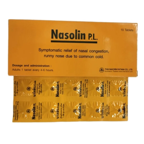 Nasolin P. L. - препарат от насморка, заложенности носа, аллергического ринита