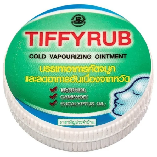 Тайская мазь Tiffy Rub от простуды 6 гр
